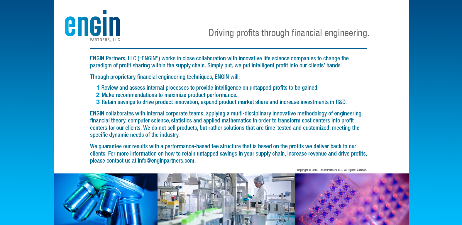 Driving Profits Through Financial Engineering